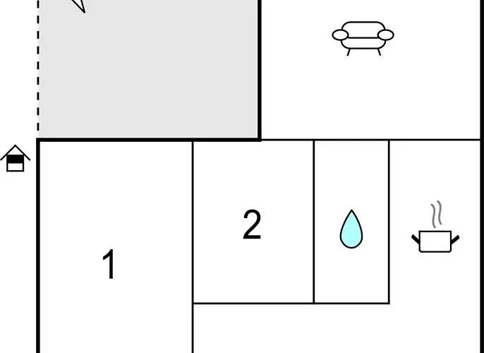 2 Bedroom Awesome In 아파트 블라체